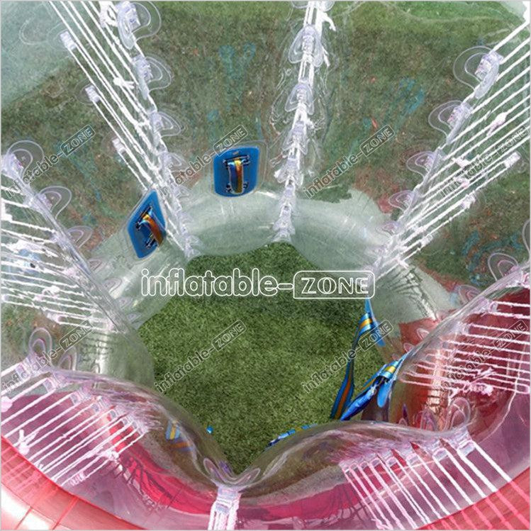 Hot Half Red Full Body Zorb Ball Game, 1.5M Inflatable Zorb - Inflatable-Zone