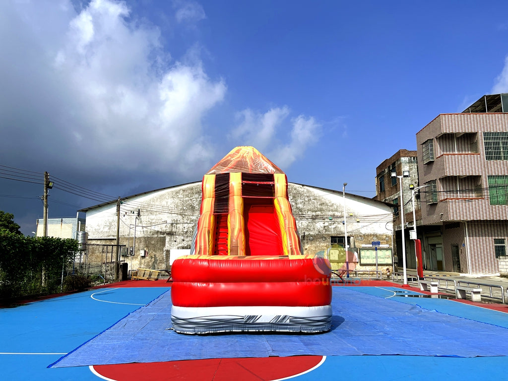 Inflatable Volcano Water Slide Fun Outdoor Adventure