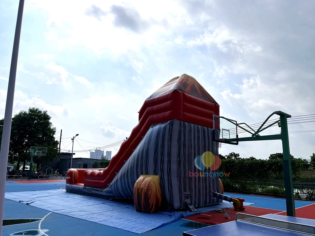 Inflatable Volcano Water Slide Fun Outdoor Adventure