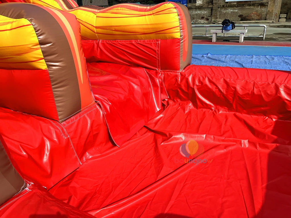Inflatable Volcano Water Slide Fun Outdoor Adventure