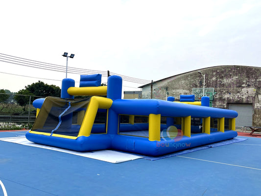 Kids Inflatable Soccer Playground Outdoor FunEquipment  Great for Parties & Football Field Games