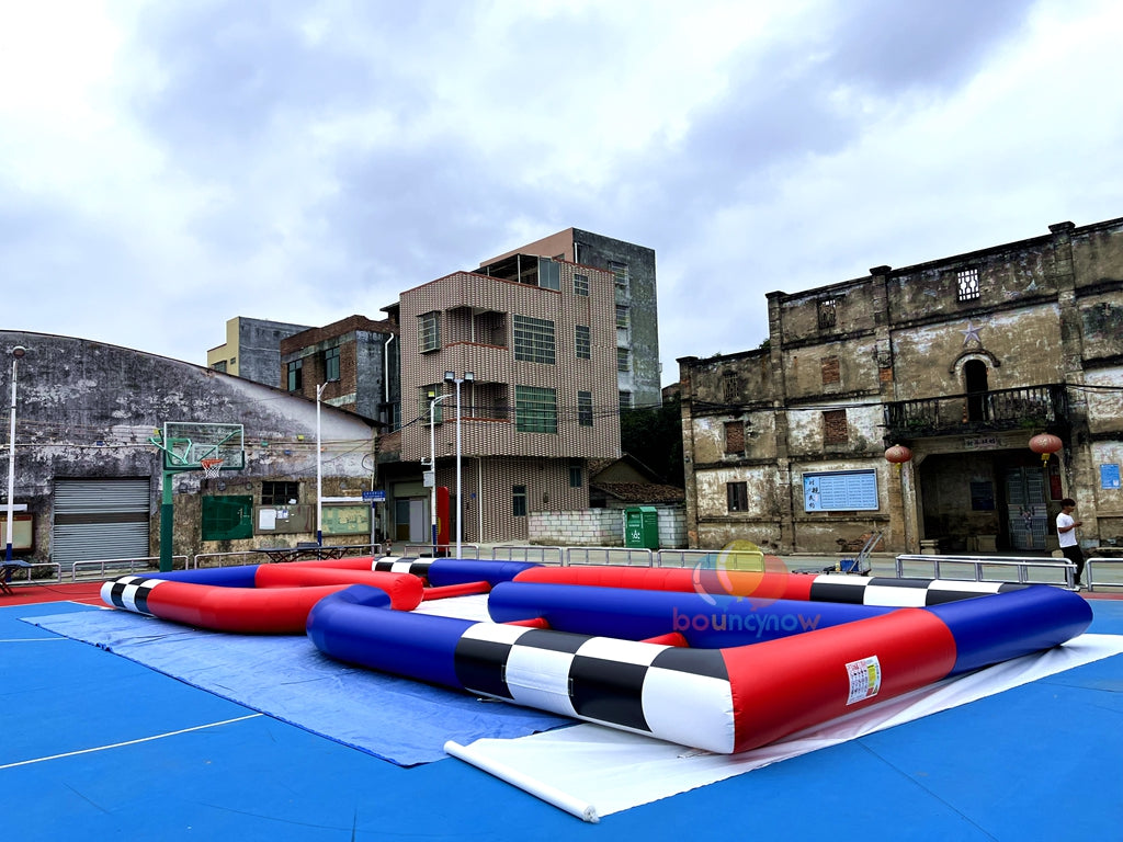 Event-Ready Inflatable Soccer Playground  Inflatable Soccer Fun Arena Outdoor Excitement Fun for Everyone
