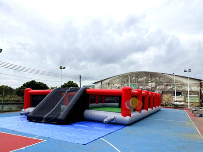 20X10M Kids Inflatable Soccer Playground Outdoor FunEquipment  Great for Parties & Football Field Games