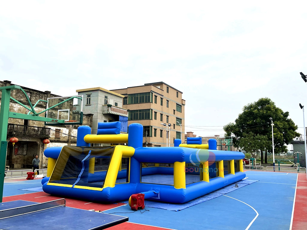 Kids Inflatable Soccer Playground Outdoor FunEquipment  Great for Parties & Football Field Games