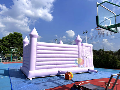 Kids Inflatable Bounce House Purple Jumping Bouncer for Wedding