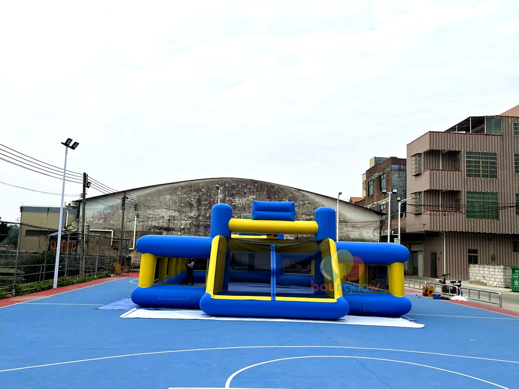 Kids Inflatable Soccer Playground Outdoor FunEquipment  Great for Parties & Football Field Games