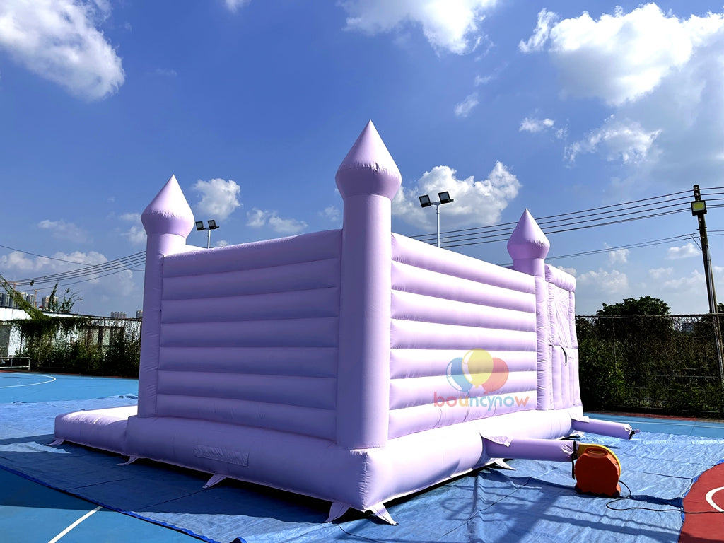 Kids Inflatable Bounce House Purple Jumping Bouncer for Wedding