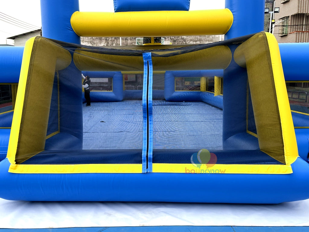 Kids Inflatable Soccer Playground Outdoor FunEquipment  Great for Parties & Football Field Games