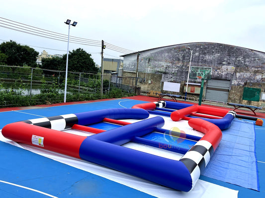 Event-Ready Inflatable Soccer Playground  Inflatable Soccer Fun Arena Outdoor Excitement Fun for Everyone