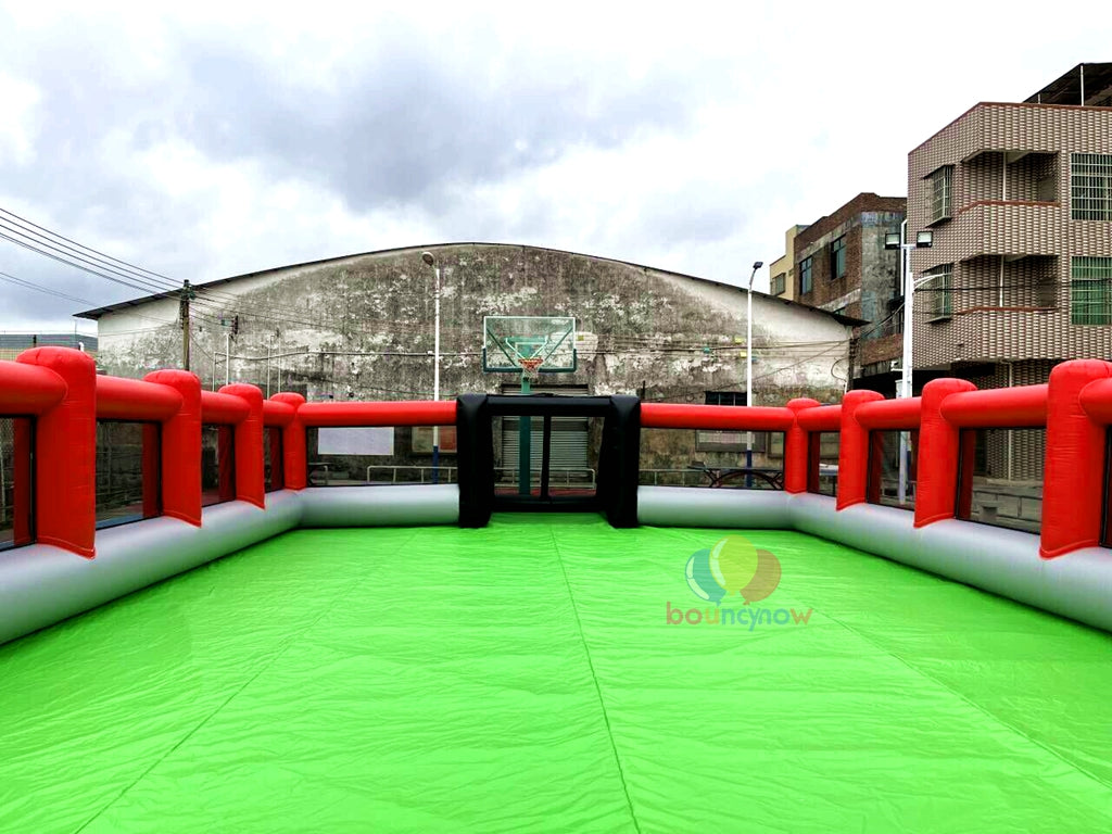 20X10M Kids Inflatable Soccer Playground Outdoor FunEquipment  Great for Parties & Football Field Games