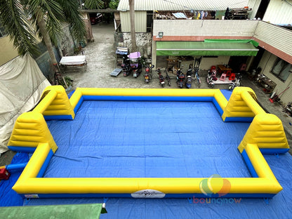 Fun Inflatable Soccer Game Field Exciting Inflatable Soccer Playground Great for Parties & Events