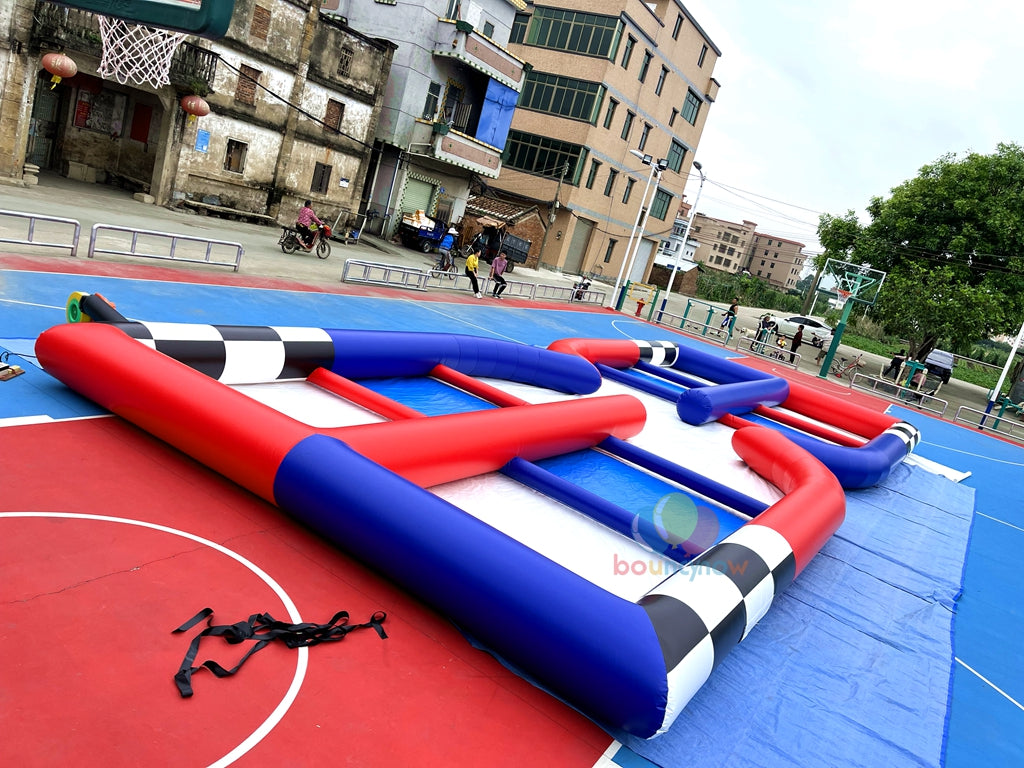 Event-Ready Inflatable Soccer Playground  Inflatable Soccer Fun Arena Outdoor Excitement Fun for Everyone
