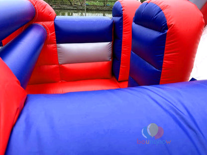 Funny Inflatable Combos Obstacle Course Water Slide Party For Team Events Exciting Outdoor Fun