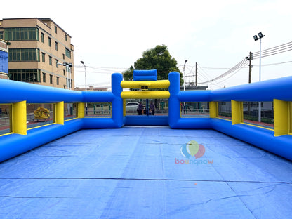 Kids Inflatable Soccer Playground Outdoor FunEquipment  Great for Parties & Football Field Games