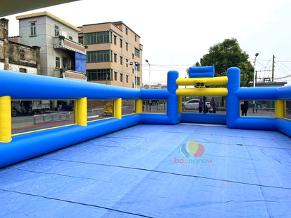 Kids Inflatable Soccer Playground Outdoor FunEquipment  Great for Parties & Football Field Games