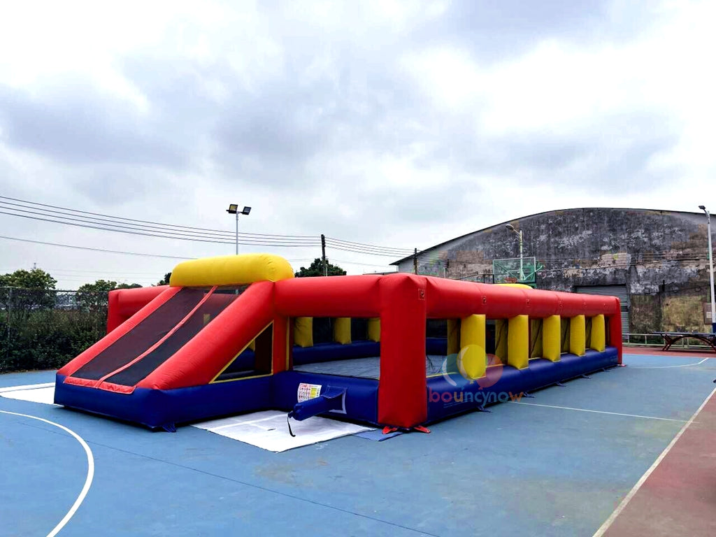 20X10M Kids Inflatable Soccer Playground Outdoor FunEquipment  Great for Parties & Football Field Games