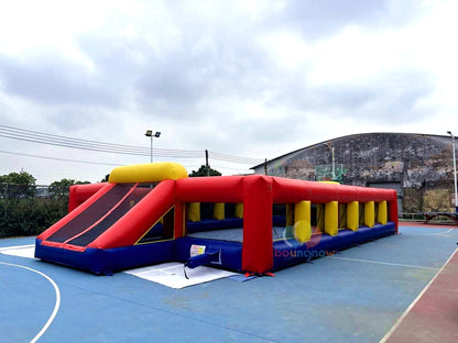 20X10M Kids Inflatable Soccer Playground Outdoor FunEquipment  Great for Parties & Football Field Games