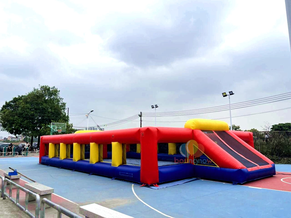 20X10M Kids Inflatable Soccer Playground Outdoor FunEquipment  Great for Parties & Football Field Games