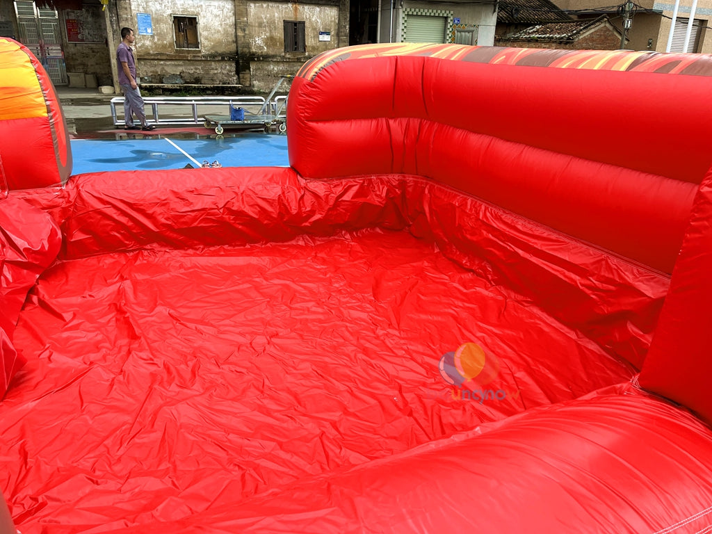Exciting Volcano Themed Inflatable Water Slide Outdoor Play Adventure erfect for Family Gatherings