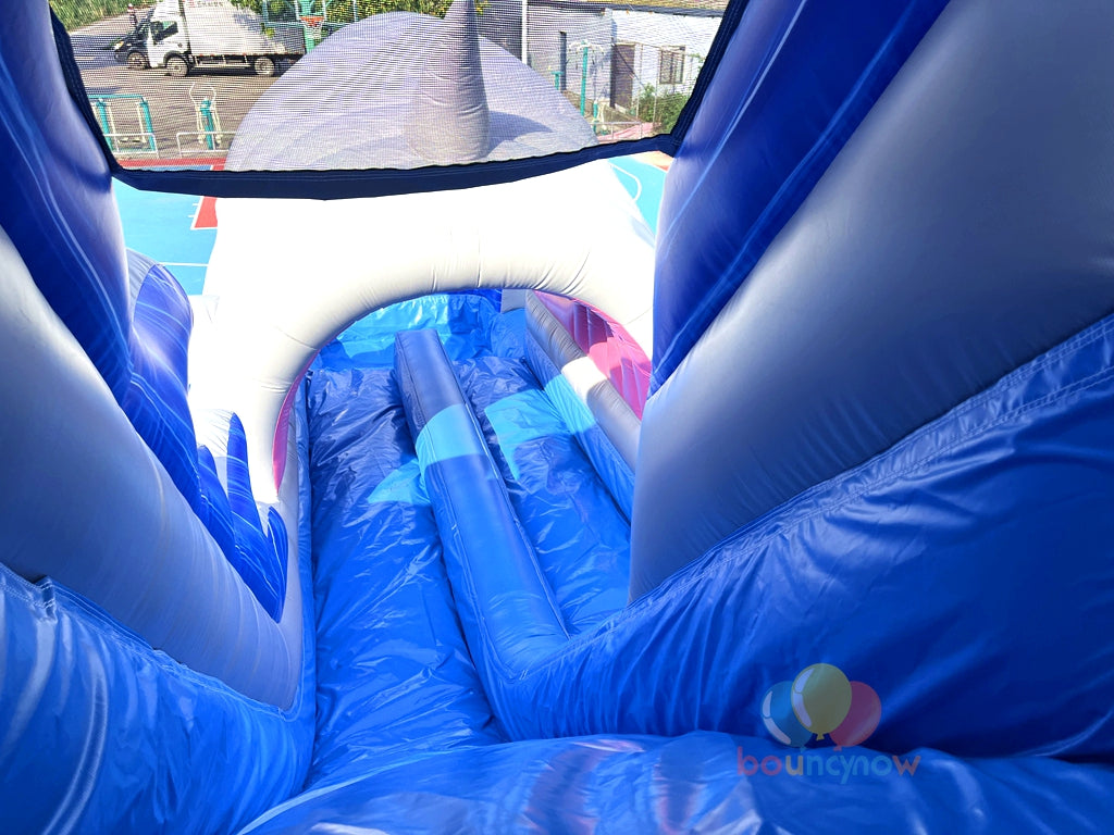 Commercial Grade High-Quality Fun Shark Inflatable Water Slide Safe for Parties Events