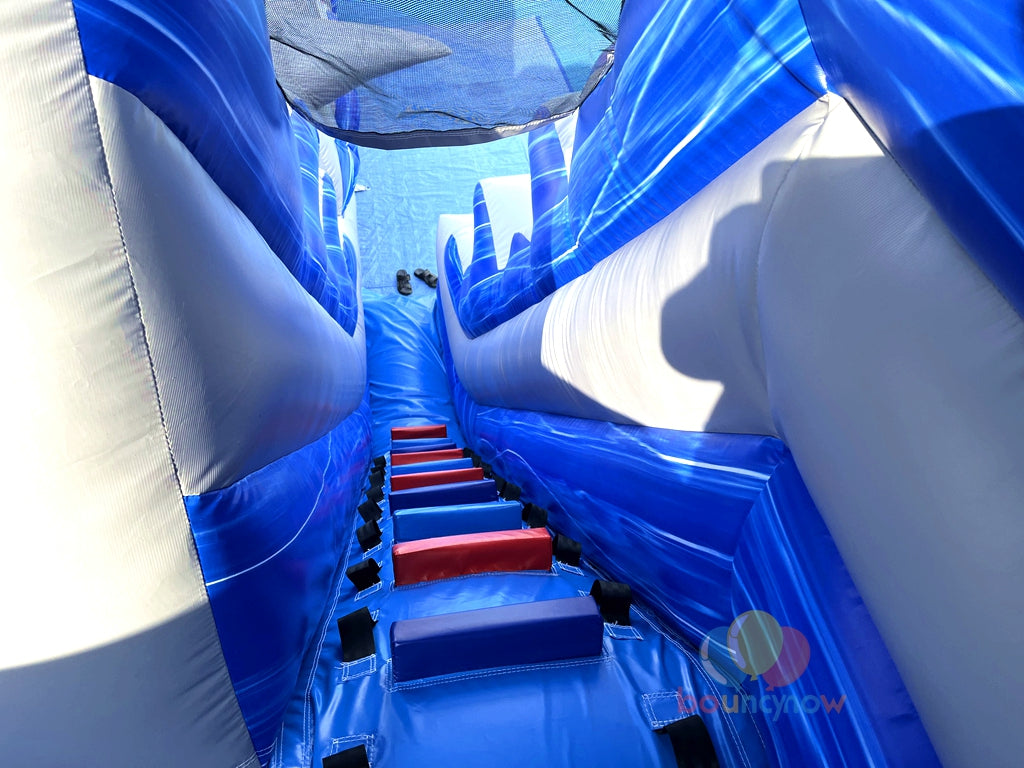 Commercial Grade High-Quality Fun Shark Inflatable Water Slide Safe for Parties Events