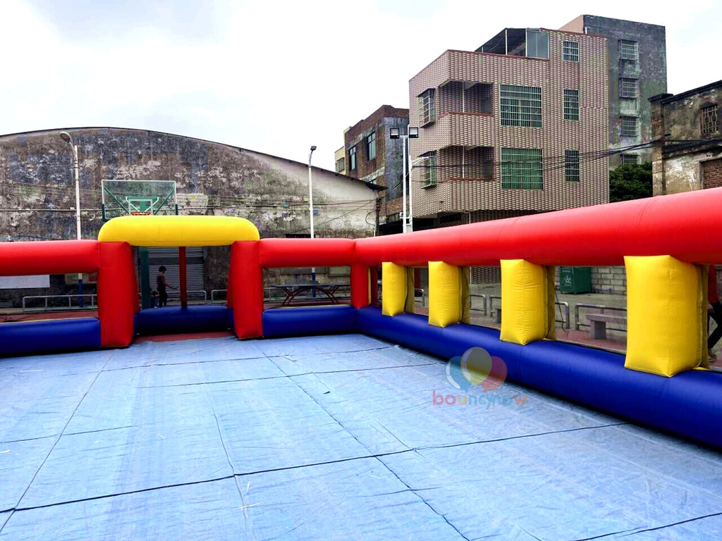 20X10M Kids Inflatable Soccer Playground Outdoor FunEquipment  Great for Parties & Football Field Games