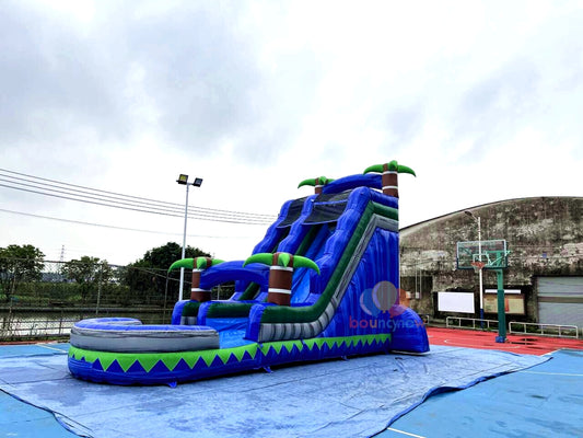 Outdoor Inflatable Water Slide Rentals Adults Games Water Slide Easy to Inflate and Durable