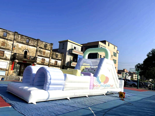 Exciting Inflatable Obstacle Slide Perfect for Outdoor Activities Great for Parties & Events