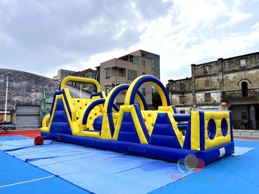 Fun Inflatable Obstacle Bounce House Outdoor Adventure Perfect for Climbing Game