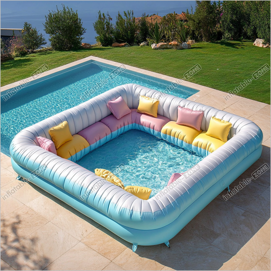 Spacious Inflatable Sofa Pool Good Games To Play Backyard Small Playground Inflatable Pool With Sofa - Inflatable-Zone