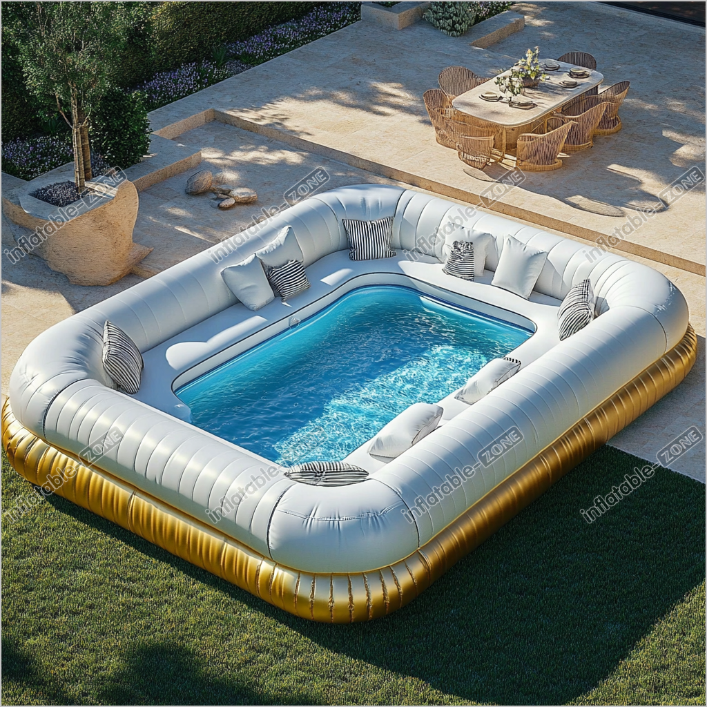 Vibrant Inflatable Sofa Pools Funny Adult Games Inflatable Sofa Pool Small Playground For Backyard - Inflatable-Zone