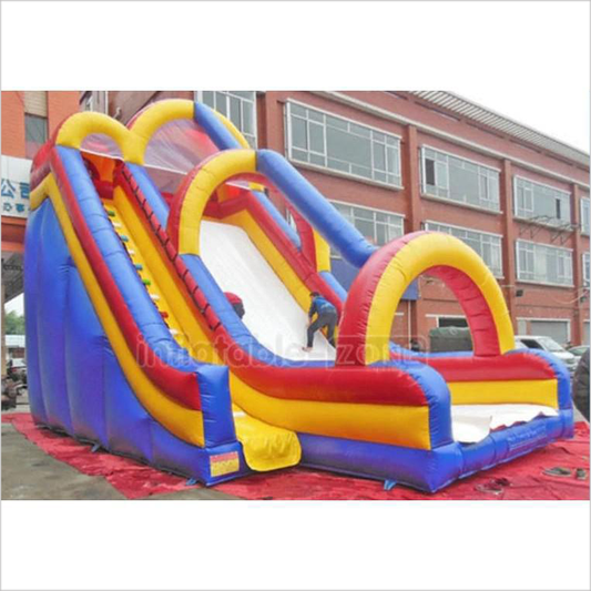 Tripe Inflatable Slide,Dubai Inflatable Slide,Skier Inflatable Slide - Inflatable-Zone