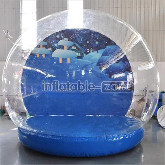 Popular Life Size Snowglobe Clear Dome Tent Inflatable Snow Globe