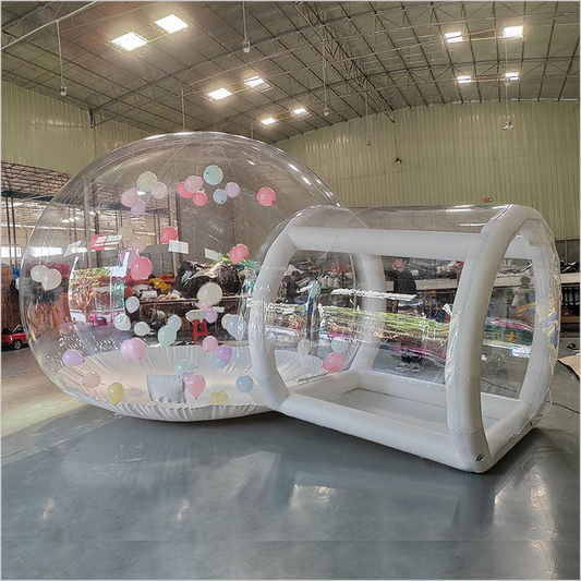 Party Inflatable Bubble House Camping Tent With Tunnel Bubble Tent House - Inflatable-Zone