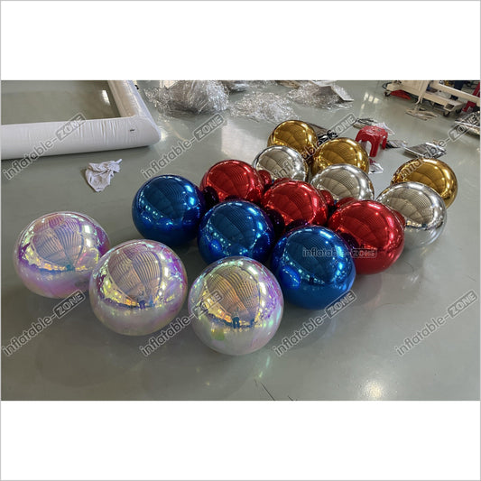 Inflatable Mirror Spheres Party Small Disco Balls Sealed Inflatable Mirror Balloons For Events - Inflatable-Zone