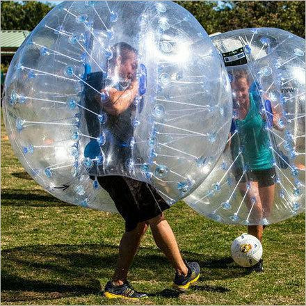 10Pcs 1.5M Clear PVC Bubble Football Soccer Bumper Ball - Inflatable-Zone