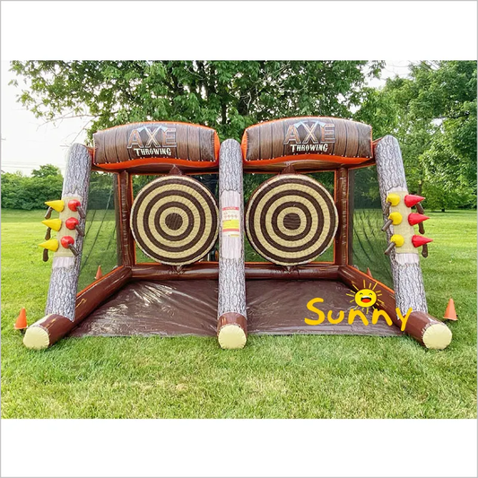 Sunny Axe Throwing Inflatable Yard Ornaments 2 Player Games Sports Axe Throwing Inflatable For Sale