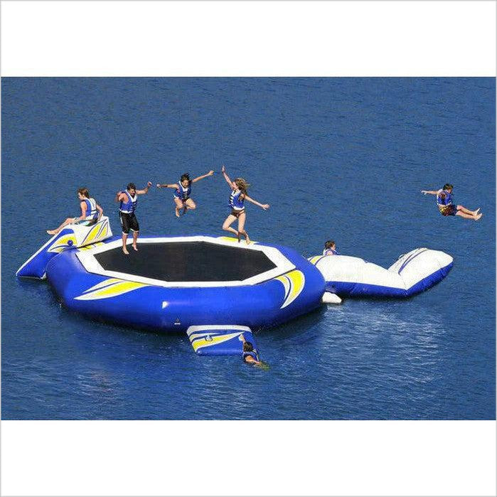 Classic Inflatable Water Trampoline Set Inflatable Floating Water Game Toys - Inflatable-Zone
