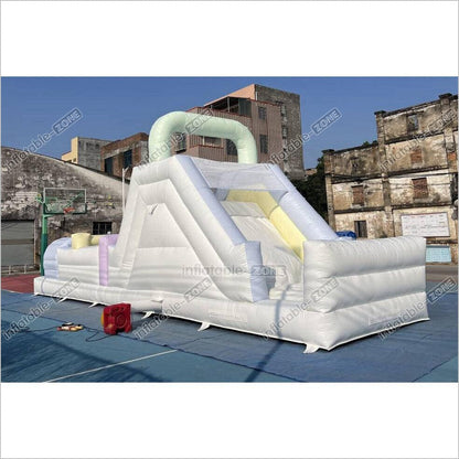 Large Inflatable Obstacle Course Slip And Slide Birthday Party Fun Obstacle Course For Adults - Inflatable-Zone