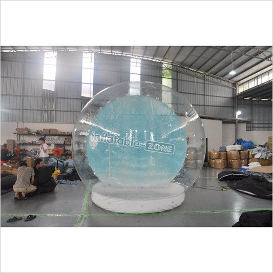 Christmas Human Size Inflatable Snow Globe Hire Snow Globe Bounce House - Inflatable-Zone