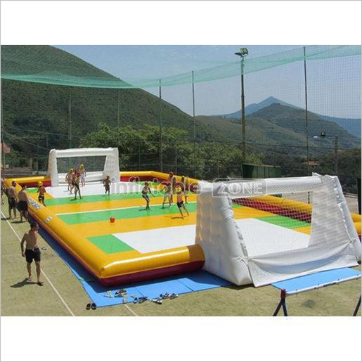 Inflatable Football Arena Pitch, Inflatable Soccer Arena Field With Abstacle Soccer Field - Inflatable-Zone