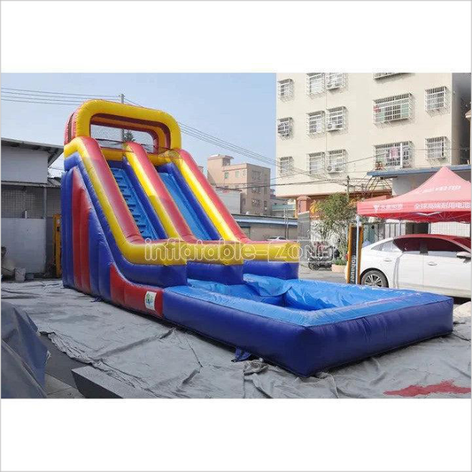 Inflatable Slide Adult Size Inflatable Water Slide Pool ,Backyard Inflatable Water Slide - Inflatable-Zone