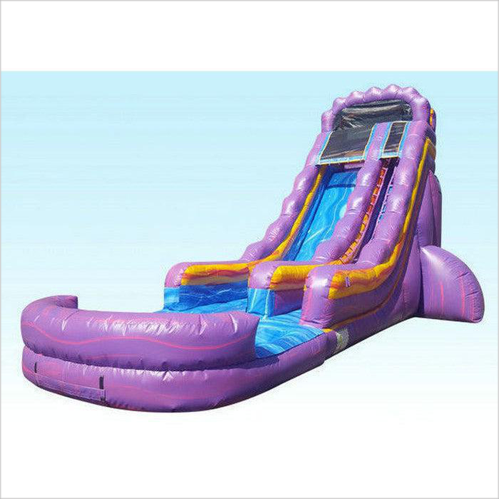 Purple Attractive Kids Inflatable Water Slide Pressure-Resistance - Inflatable-Zone
