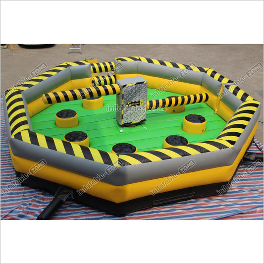 Outdoor Inflatable Wipeout Sports Games Mechanical Inflatable Sweeper Game For Kids And Adults - Inflatable-Zone