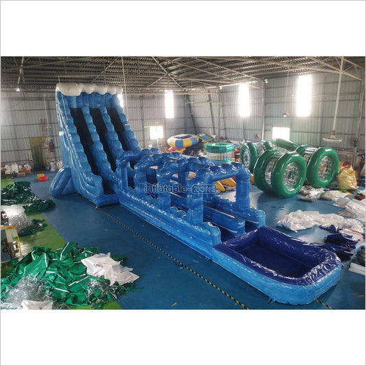 Waterproof Inflatable Long Water Slip N Slide Blow Up Water Slide - Inflatable-Zone
