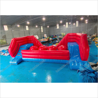 Inflatable Big Balls Wipeout Run Sports Game Inflatable Obstacle Course - Inflatable-Zone