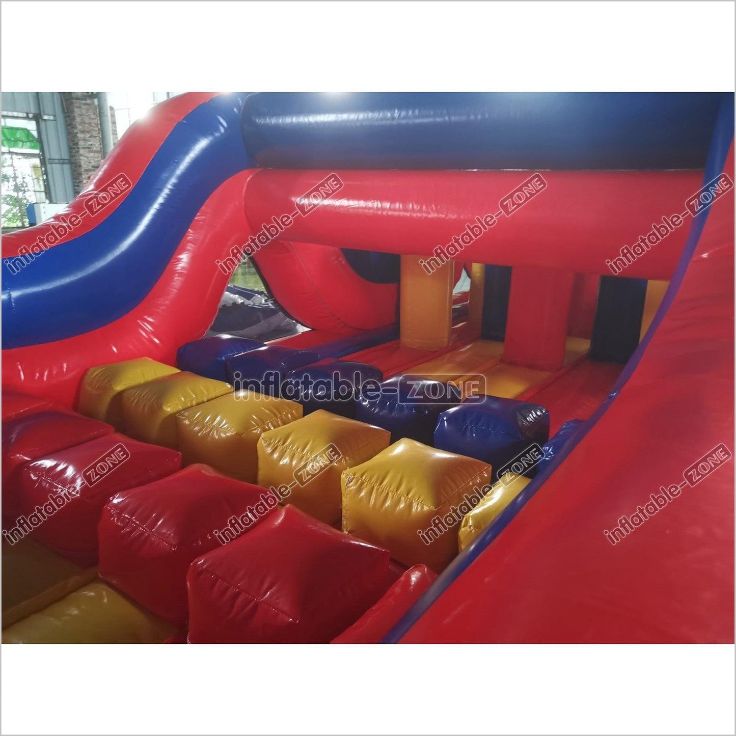 Inflatable Obstacle Course Bouncy Race With Obstacles Bounce House - Inflatable-Zone