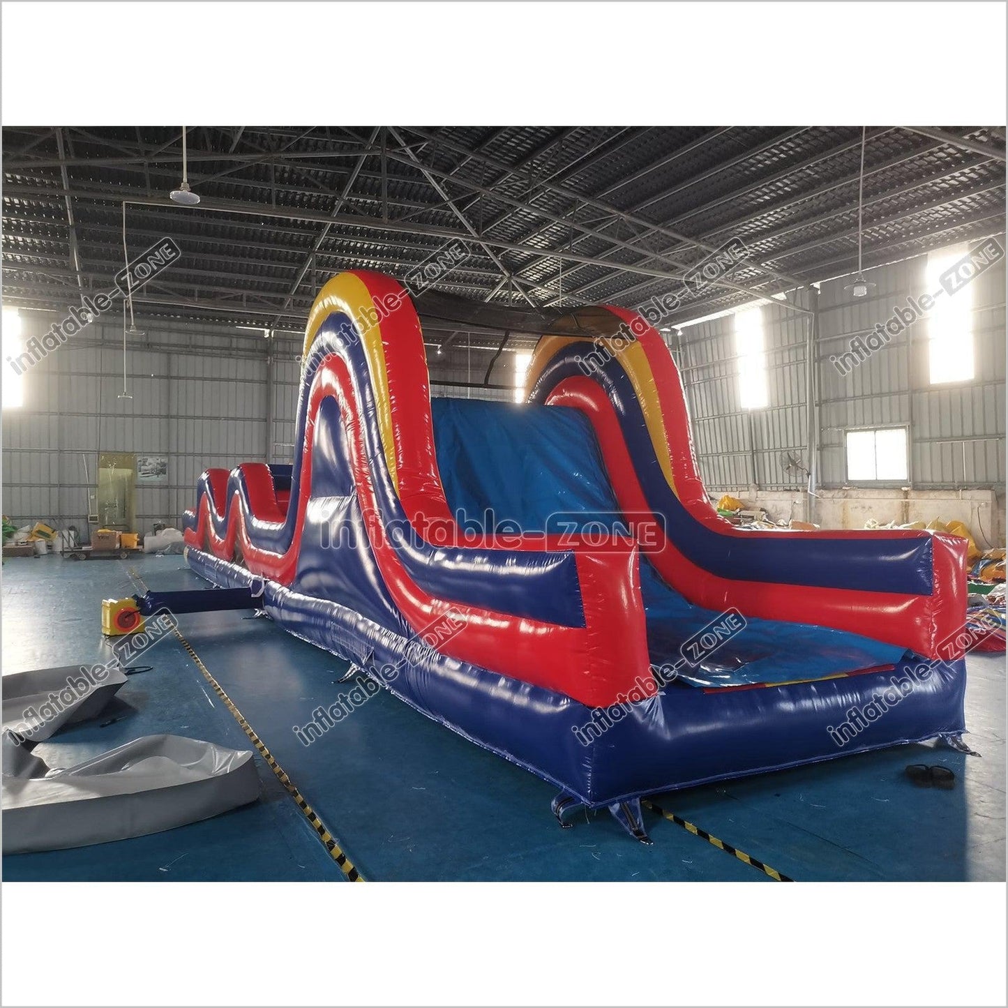 Inflatable Obstacle Course Bouncy Race With Obstacles Bounce House - Inflatable-Zone