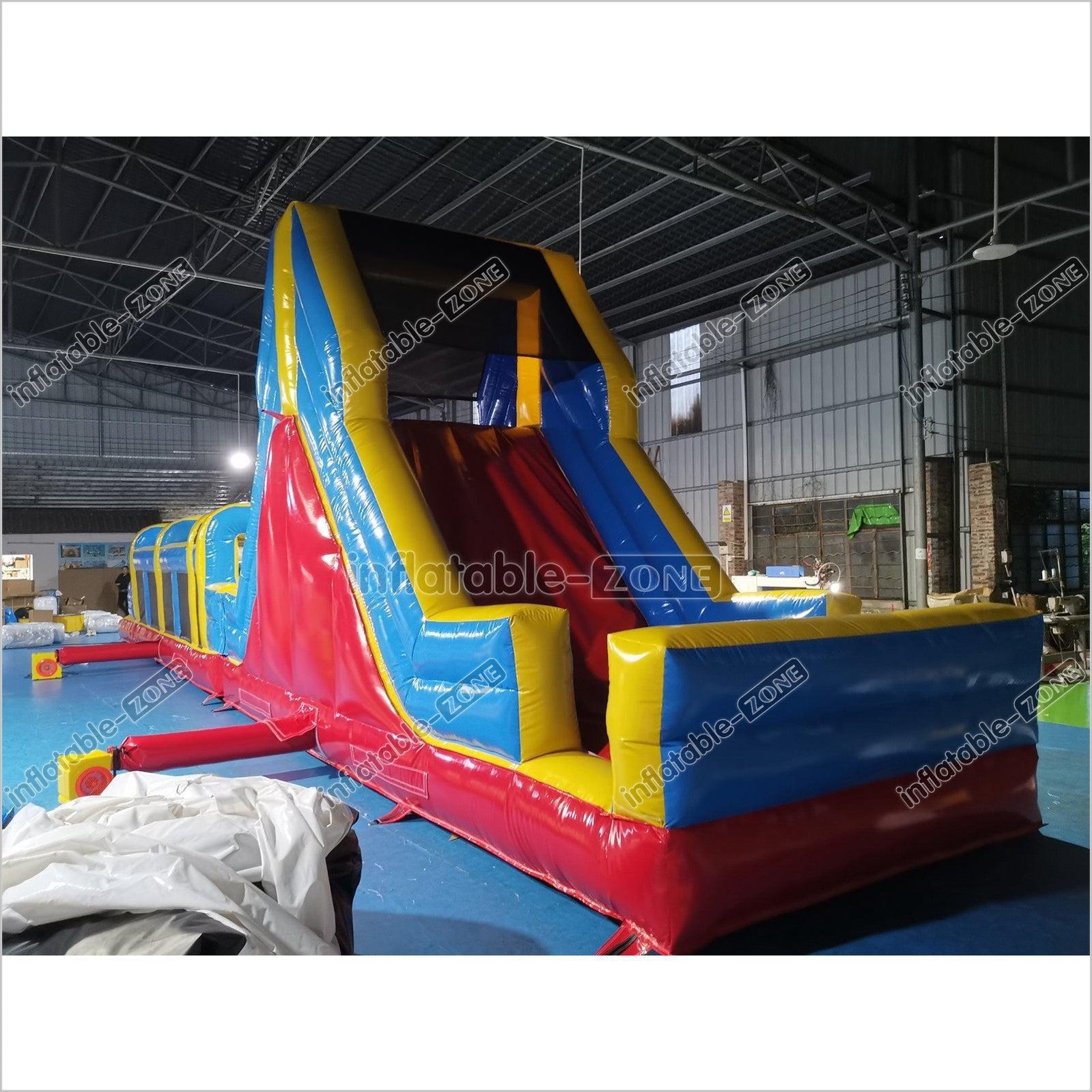 Team Playground Inflatable Obstacle Course Best Blow Up Backyard Climbing Bouncy Castle House - Inflatable-Zone