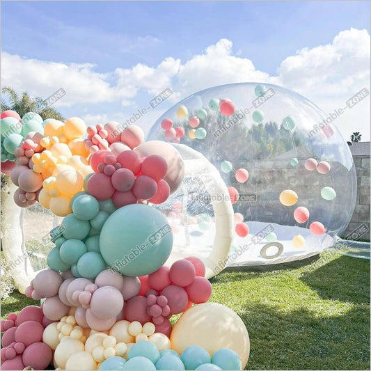 Inflatable Bubble Tent House White Tunnel Bubble House - Inflatable-Zone
